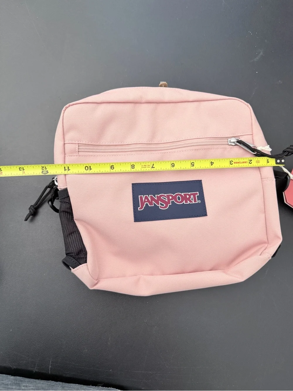 Jansport Pale Pink Crossbody Pouch with Front Zip